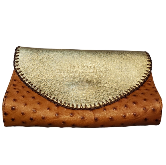 Studio Molund Handbags - DEAR SANTA... OSTRICH CLUTCH